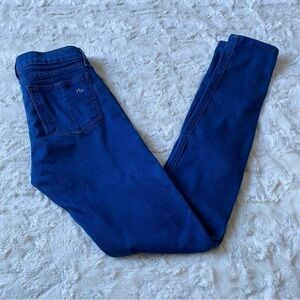 Rag and Bone Women's Blue High Rise Skinny Jeans Size 24